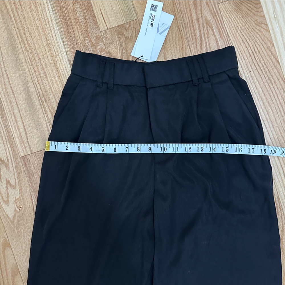 Zara wide leg dress pants - size MED - black - Picture 6 of 7